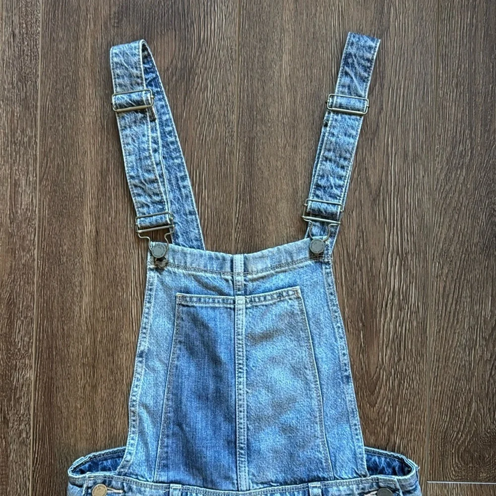Anthropologie PAIGE Sierra High Rise Denim Overalls Distressed
